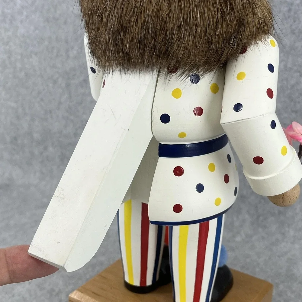 KWO Clown Nutcracker Balloons Germany Signed‎ Em Merck Wood Old World Christmas